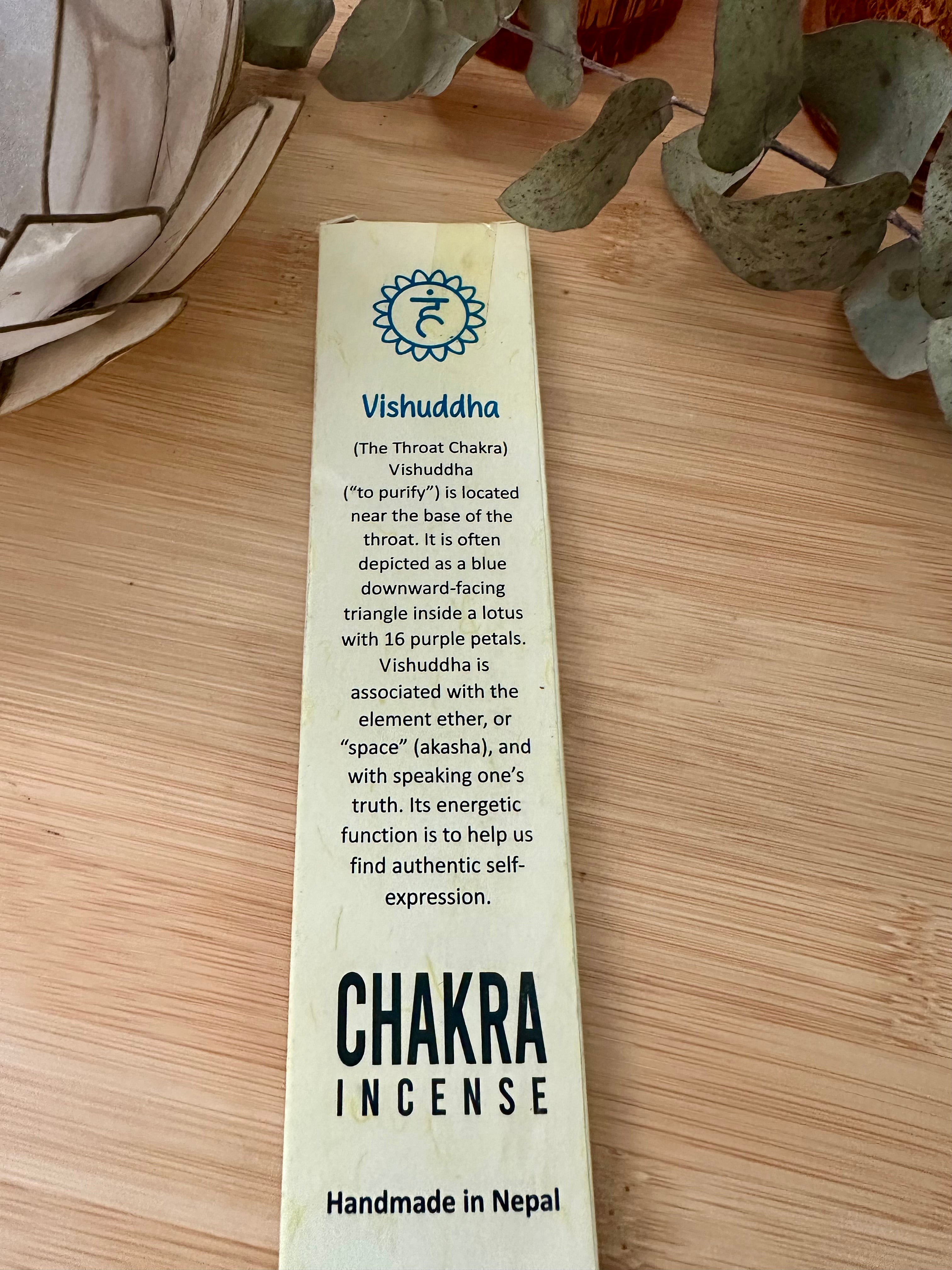 Incense - Hand Rolled - Chakra - Throat (Eucalyptus)
