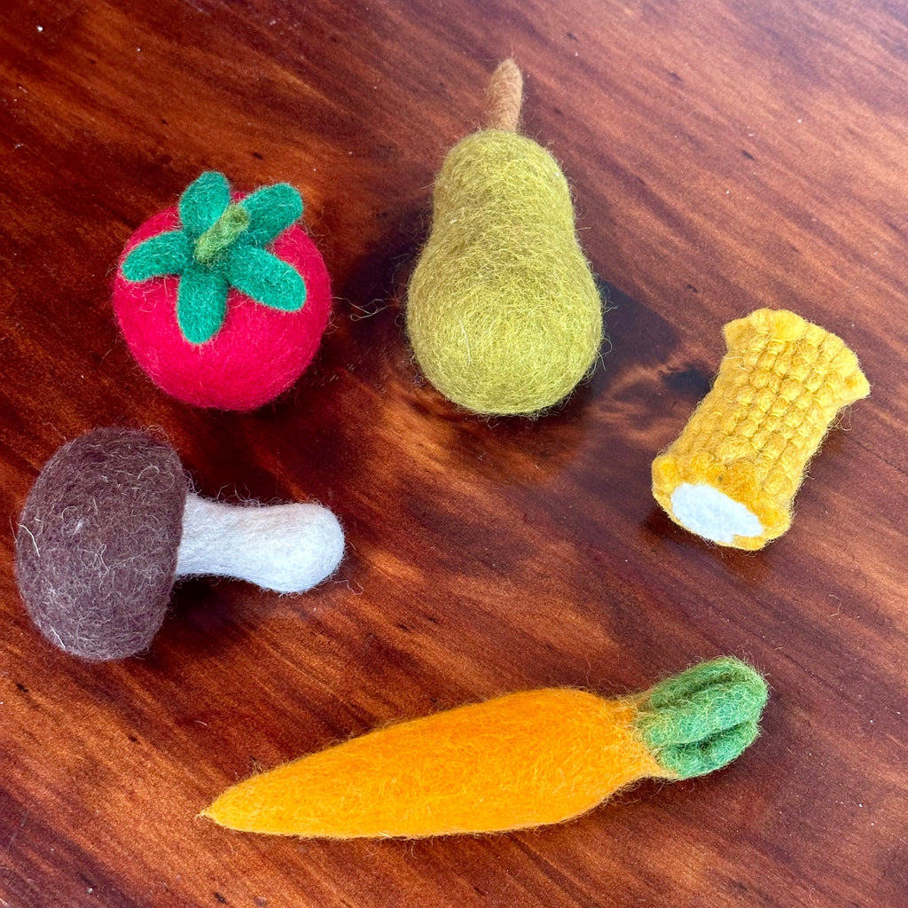 Felt Fruit & Vegetables Set (5 piece)