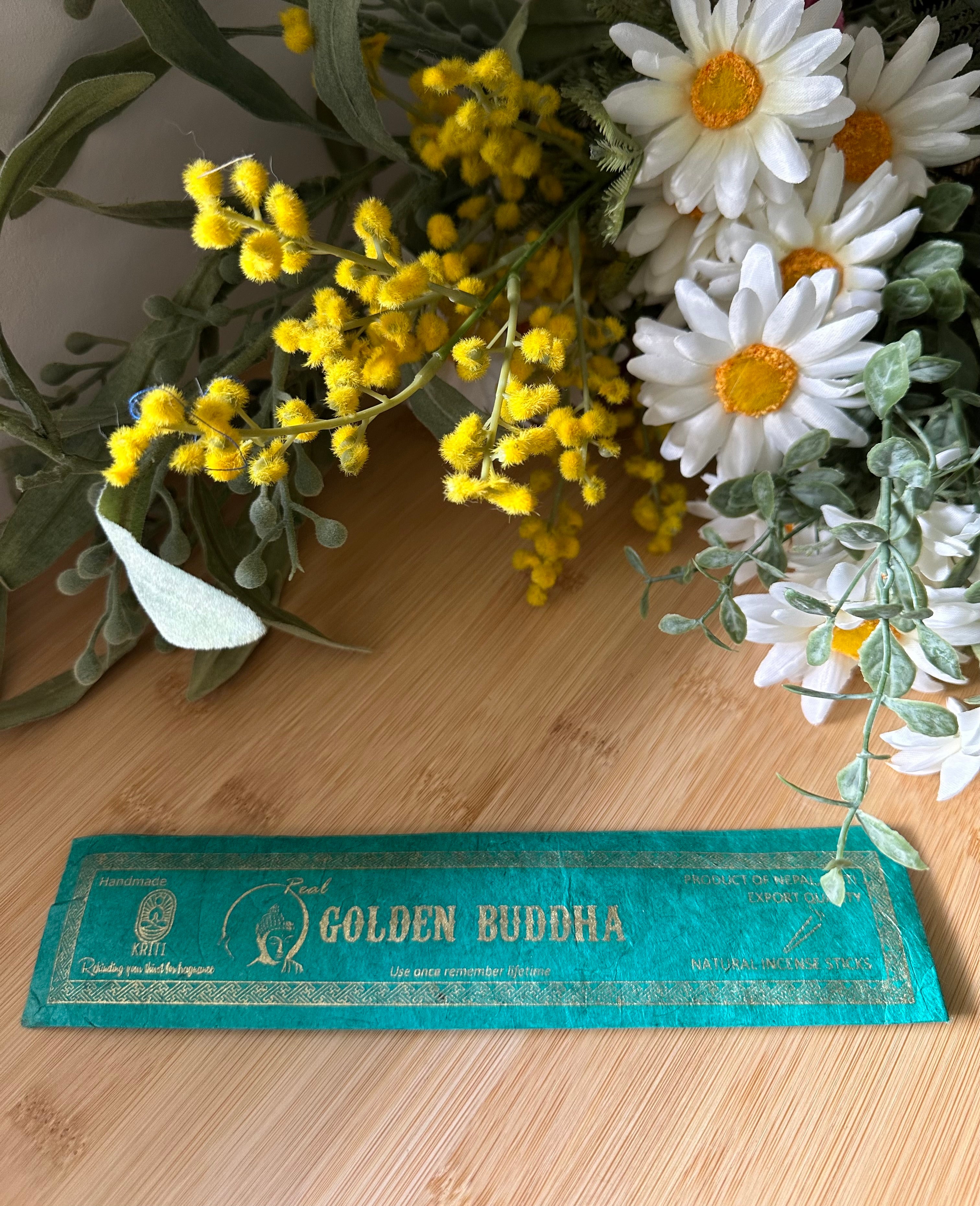 Incense - Hand Rolled Golden Buddha