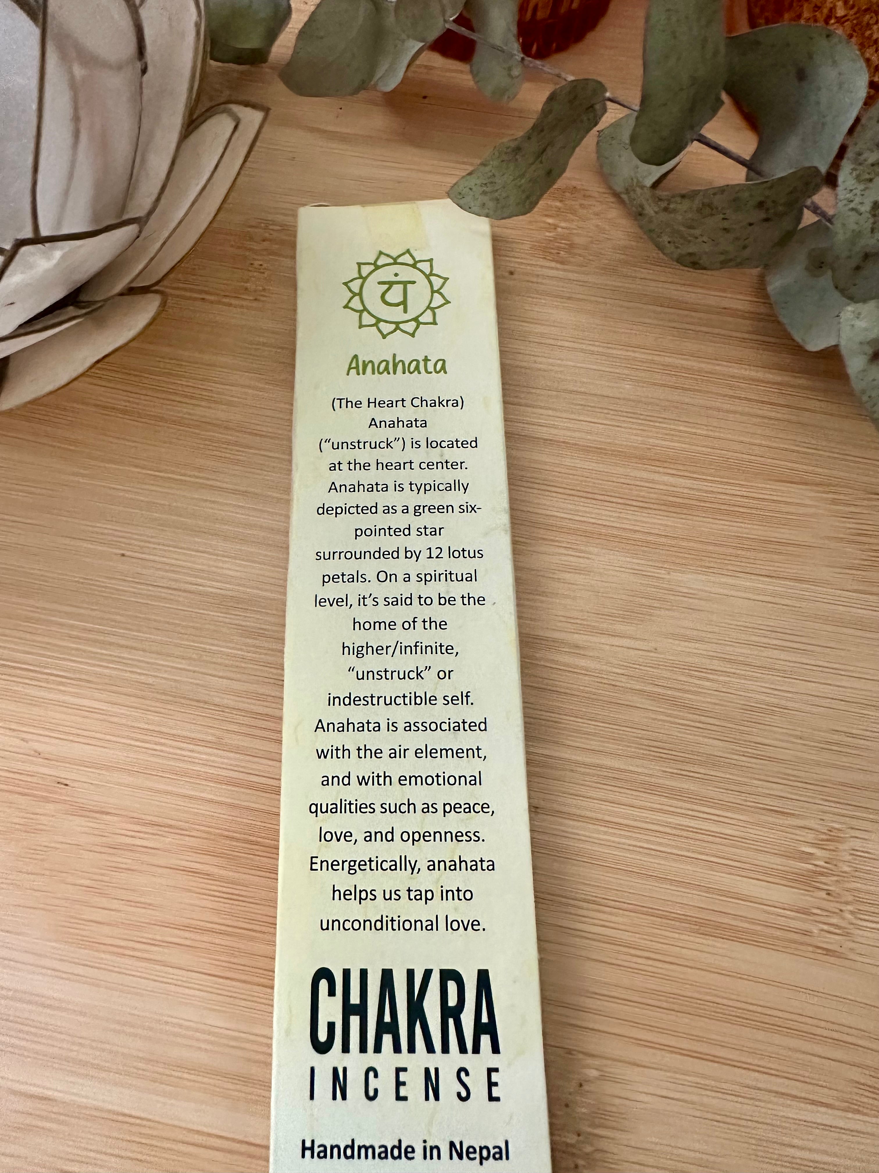 Incense - Hand Rolled - Chakra - Heart (Lavender)