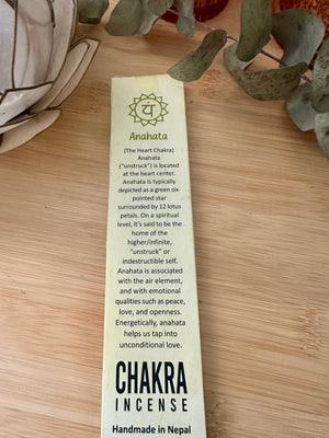 Incense - Hand Rolled - Chakra - Heart (Lavender)