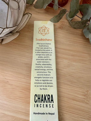 Incense - Hand Rolled - Chakra - Sacral (Jasmine)