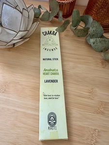 Incense - Hand Rolled - Chakra - Heart (Lavender)