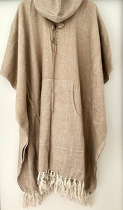 Brushed Cotton Poncho