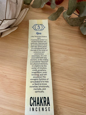 Incense - Hand Rolled - Chakra - Third Eye (Juniper)
