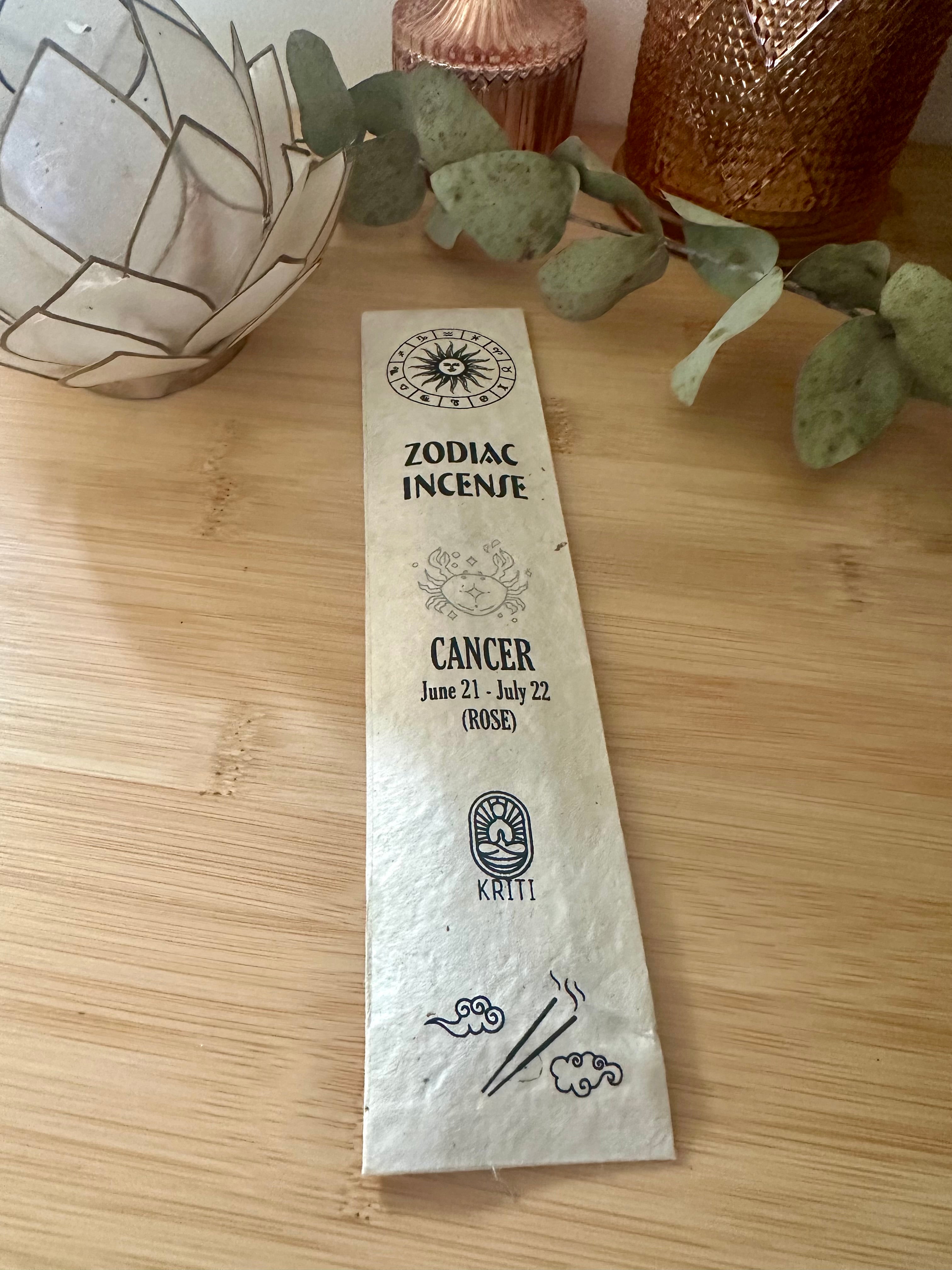 Incense - Hand Rolled - Zodiac - Cancer