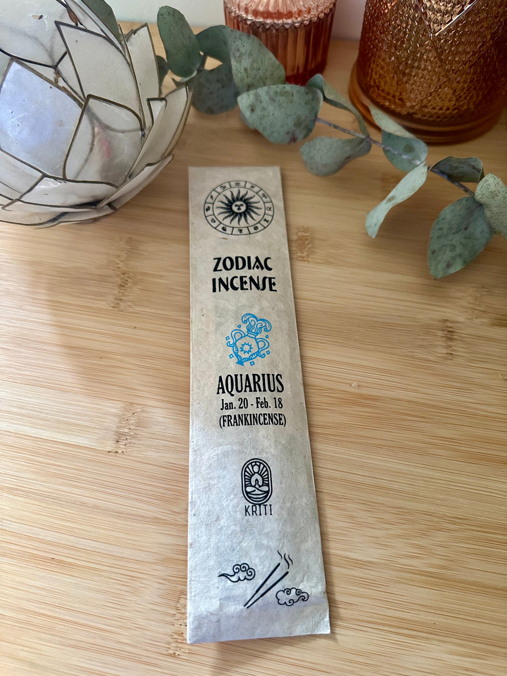 Incense - Hand Rolled - Zodiac - Aquarius