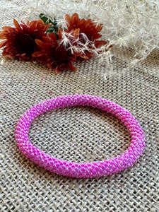 Seed Bead Roll on Bangle