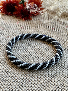 Seed Bead Roll on Bangle