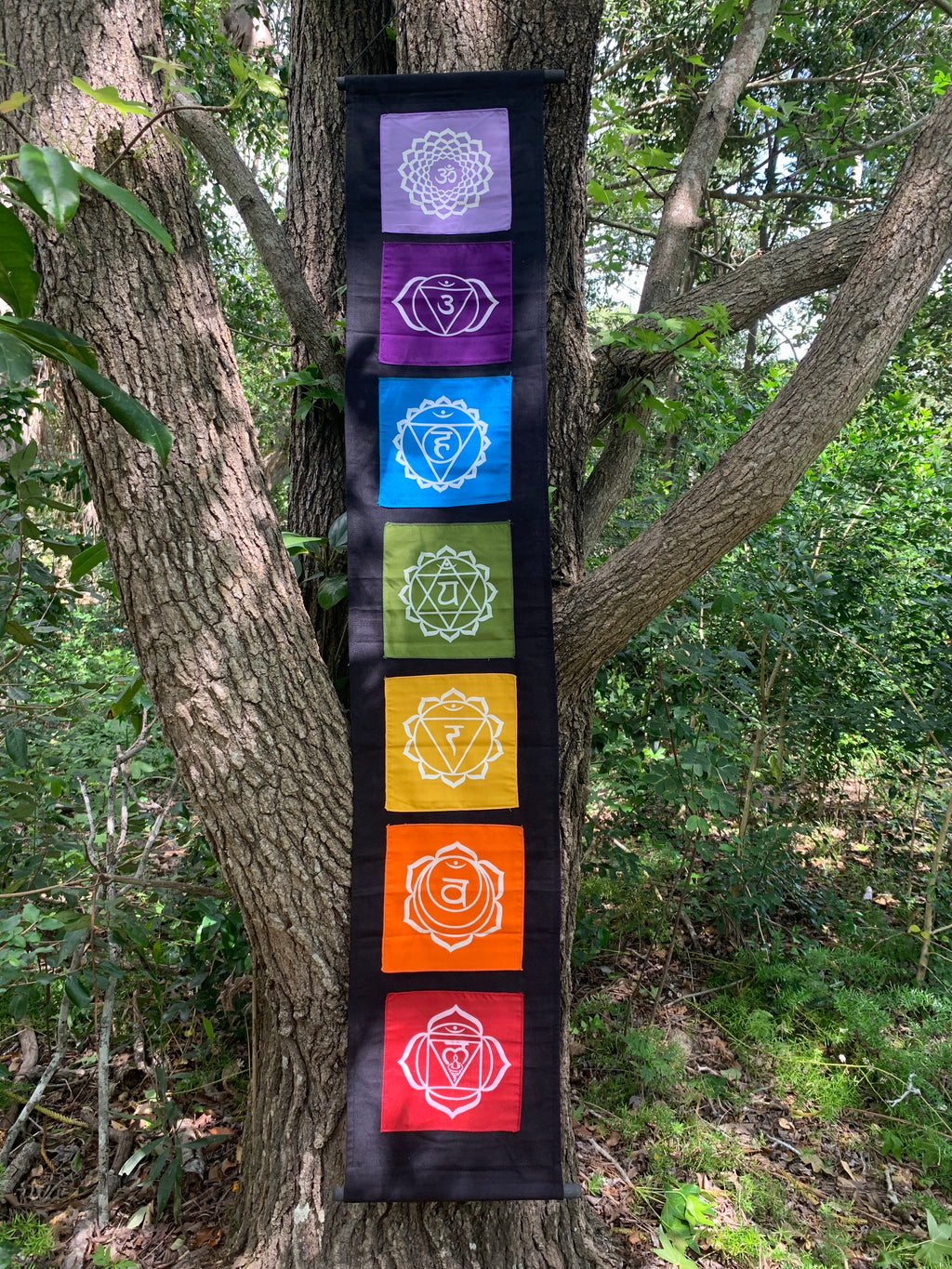 Multi-Coloured Chakra Wall Hangings