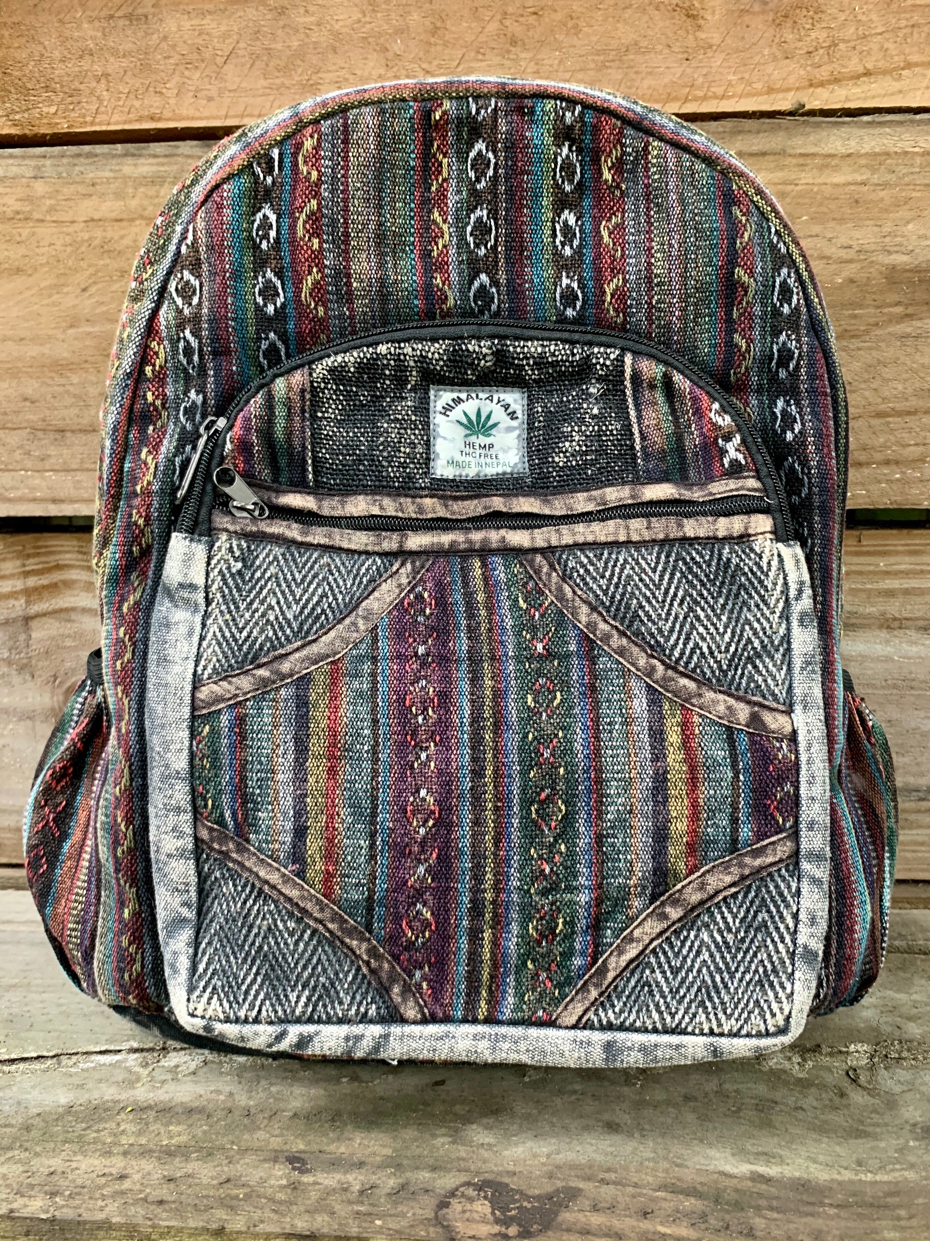 Hemp and Cotton Stonewash Backpack
