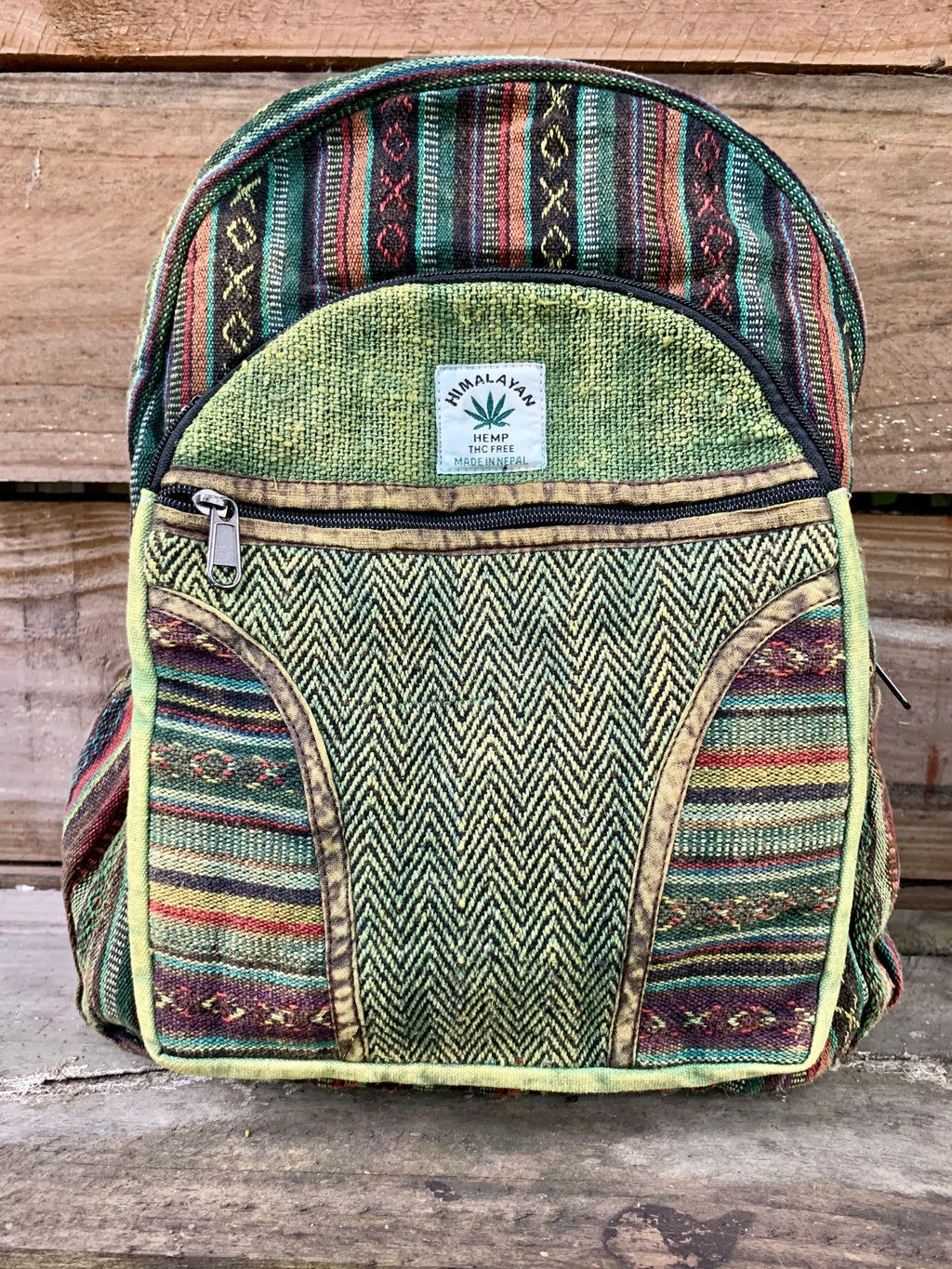 Hemp and Cotton Stonewash Backpack