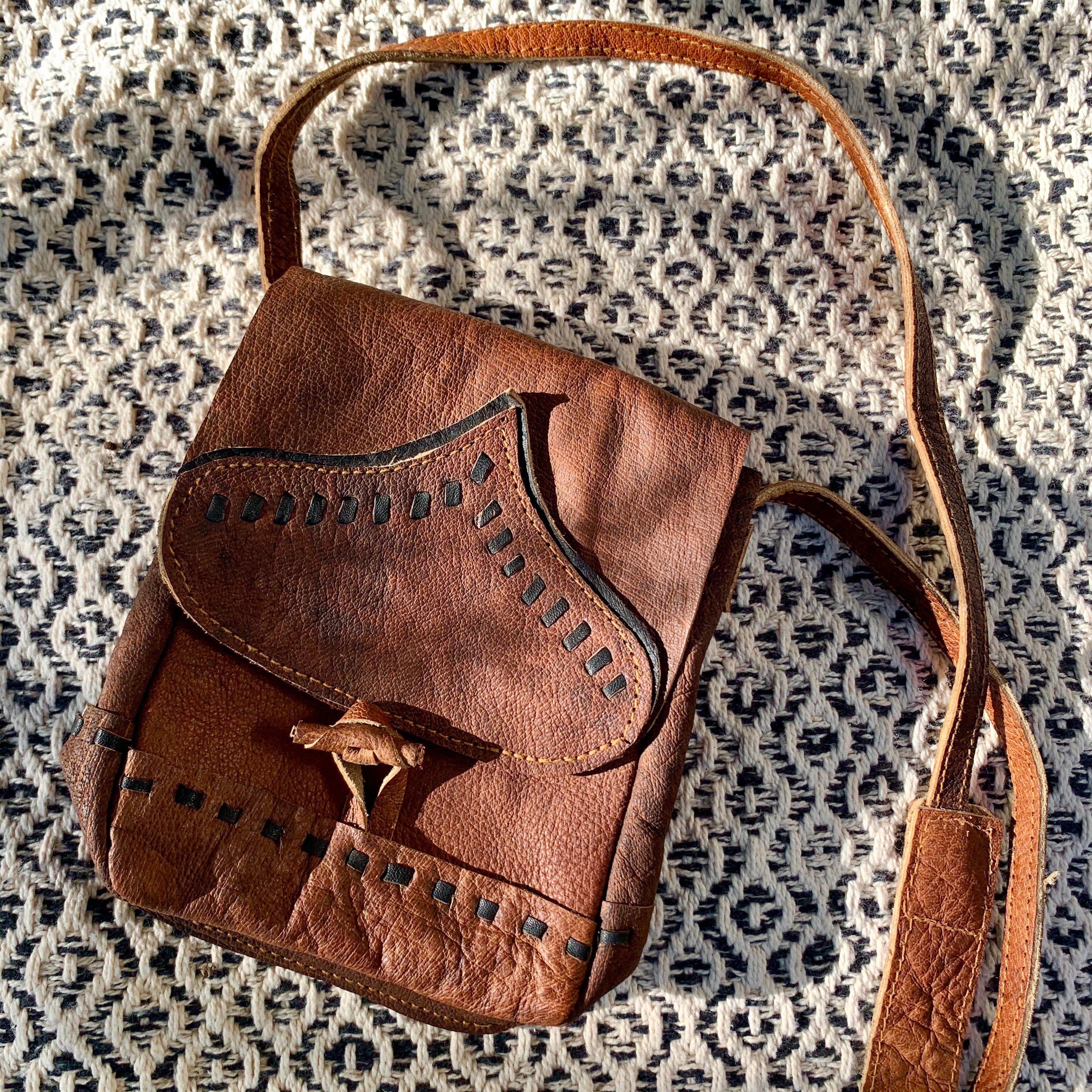 Leather Side Bag (Buffalo Leather)