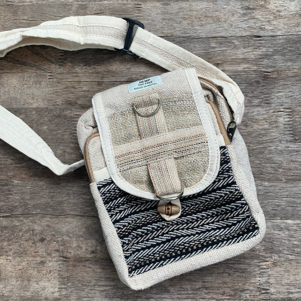 Hemp and Cotton Side Bag