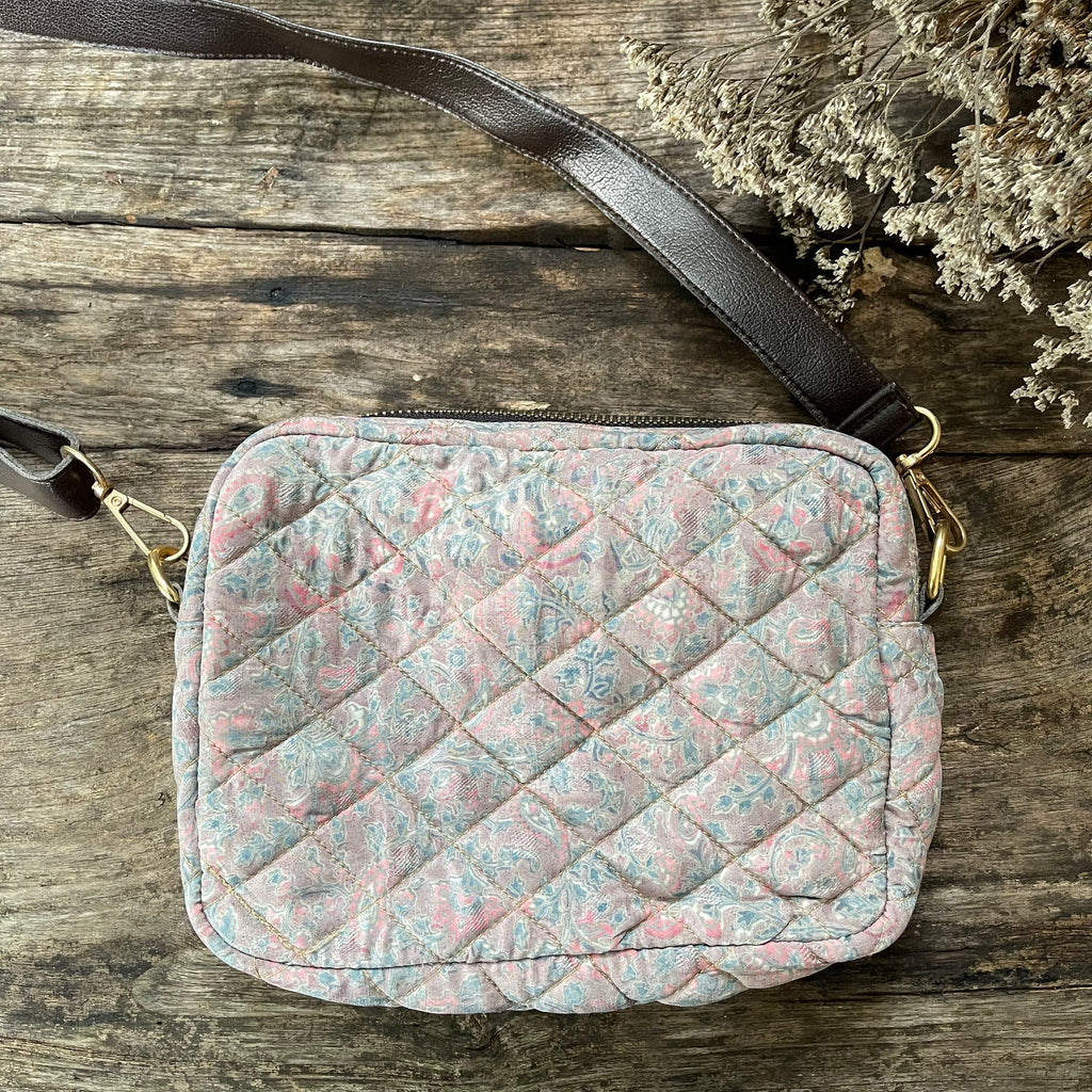 Quilted Sari Side Bag